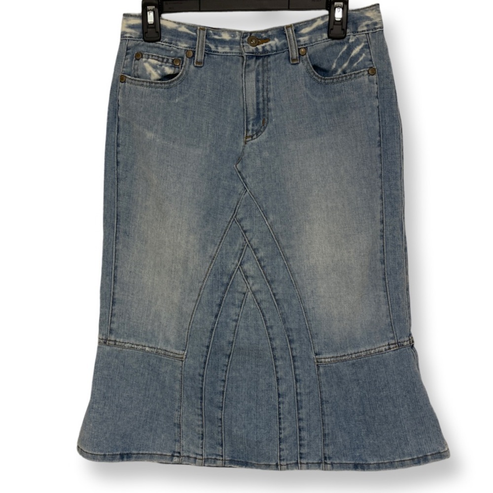 DKNY Jeans Vintage Denim Skirt Women’s 4 R